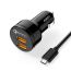 Aukey 36W Dual Port Qualcomm Quick Charge 3.0 Car Charger in Pakistan