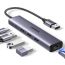 UGREEN 60554 USB 3.0 TO ETHERNET ADAPTER 5 IN 1 MULTIPORT HUB