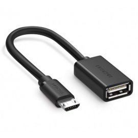 UGreen Micro USB to USB, Micro USB 2.0 OTG Cable 2 Pack On The Go Adapter Micro USB Male to USB Female - Black In Pakistan