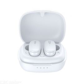 Havit IX501 Portable Lightweight Bluetooth Earbuds Earphone, Wireless Earpieces Headset With Charging Case - White