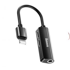 Baseus 3-in-1 iP Male to Dual iP & 3.5mm Female Adapter L52 Convertor in Pakistan