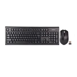 A4Tech 3000N (GK-85+G3-200N) Padless Wireless Desktop Keyboard & Mouse Set With Gold Plated Nano Receiver