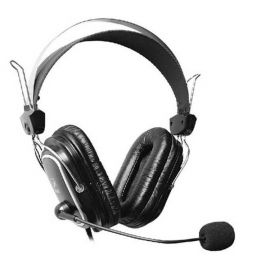 A4Tech HS-50 - Wired - Over the Ear - Headphones, Stereo Head Set With Mic