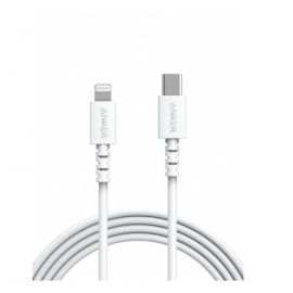 Anker A8612H21 PowerLine Select USB-C to Lightning Apple MFi Certified Cable 3ft - White - 18 Months Anker Official Warranty