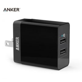 Anker A2129J11 PowerPort 2 Dual USB PowerIQ Wall Charger