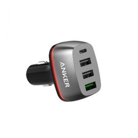 Anker A2240 PowerDrive+ 4 Ports QC 3.0 & USB Type-C 54W Car Charger