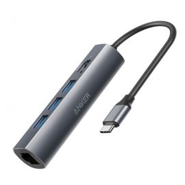Anker A83310A1 USB C Hub 5-in-1 Premium USB C Adapter