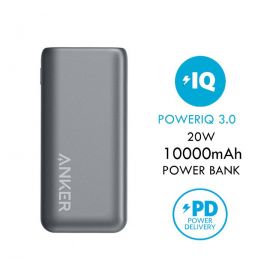Anker Powercore PD Redux Power Bank 10000mAh Dual Output (USB-A 22.5 Watt + USB-C 20 Watt) Type-C Single Input USB-C