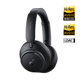 Anker Space Q45 Adaptive Active Noise Cancelling Headphones, Reduce Noise by Up to 98%, 50H Playtime, App Control,