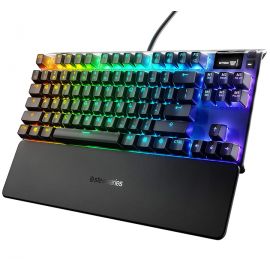 SteelSeries Apex Pro TKL Mechanical OLED RGB Backlit Gaming Keyboard World’s Fastest Mechanical Switches Compact Form Factor