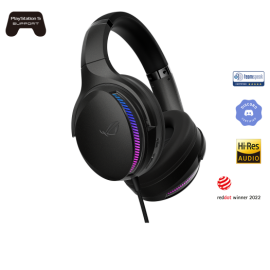 ROG Fusion II 300 RGB gaming headset , High resolution ESS 9280 Quad DAC™, deep bass and immersive 7.1 surround sound