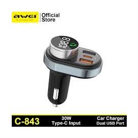 Awei C-843 Mini Car Charger Fast Charger