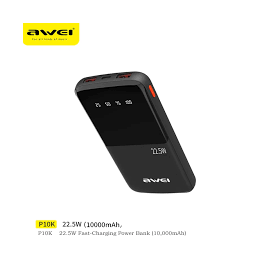 Awei P10K 3-in-1 Portable Power Bank 10000mAh