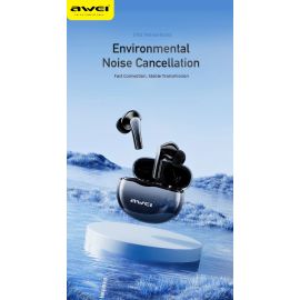 Awei T62 4 Mic ENC Earphones Bluetooth 5.3 Earbuds TWS Wireless Earbuds Headphones