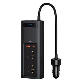 Baseus Multifunctional In-Car 150W Power Supply Station with 4 Port AC Charging Price In PAKISTAN 