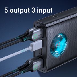 Baseus Amblight Digital Display Quick Charge Power bank 30000mAh 65W Black - PPLG000101