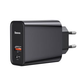 Baseus CCFS-C01 Speed ​​PPS Quick charger Type-C + USB 30W, Black 