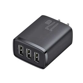 Baseus Compact Charger 3USB 17W EU Black