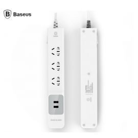 Baseus Anpin Series 3 Universal Power socket  2 USB Charging Ports
