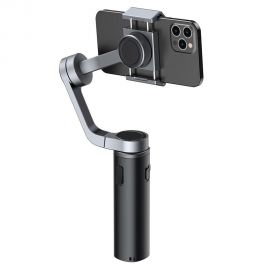 Baseus 6-Axis Smartphone Handheld Gimbal Stabilizer For Photos And Video Recording IOS Android Compatible Live Vlog YouTube TikTok Streaming Gray (SUYT-D0G) Price In Pakistan
