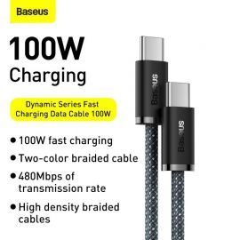 Baseus Dynamic Series 100W Fast Charging Mobile Data Cable USB-C to USB Type-C Price In Pakistan 