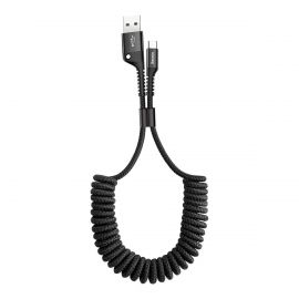 Baseus Fish-eye Spring Data Cable USB For Type-C 2A 1m
