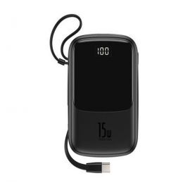 BASEUS 10000mAh Power Bank with Type C Cable , USB C Dual USB Output -PPQD-A01