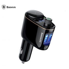 Baseus CCALL-RH01 Bluetooth MP3 Vehicle Dual USB Charger With FM Modulator 