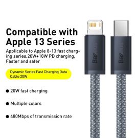 Baseus Superior Type C To IPhone 20W Fast Charging Cable 2 Meter