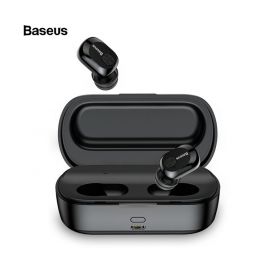 Baseus W01 TWS Bluetooth 5.0 True Wireless Earphone Mini Cordless Earbuds With Mic Handsfree 