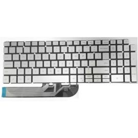 Dell Inspiron 15 5584 5590 5593 5594 5598 7590 7591 7791 Non Backlit Laptop Keyboard- Silver