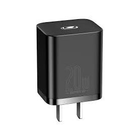Baseus Home Charger Super Si Pro Type-C 20W Black (US) MOQ:20 (CCSUPP-B01).