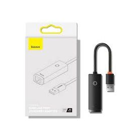 Baseus Steel Cannon Series USB A Bidirectional Gigabit LAN Adapter · color. Dark gray · Material. Aluminum alloy 