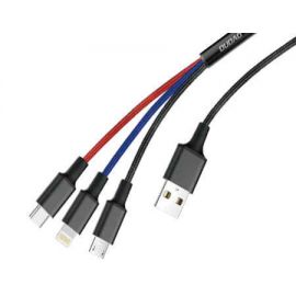 DUDAO L23CL Multi Charging Cable 1M 3-in-1 Charging Cable