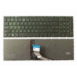 HP Pavilion 15-DA 15-DB 15-DX 15q-ds 15-CX 15-DK TPN-C135 Green Backlit Laptop Keyboard