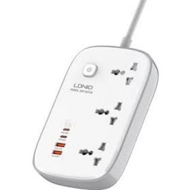 Ldnio SC3416 3 AC Outlets 4 USB Power Strip