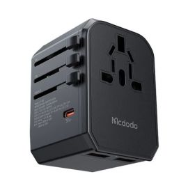 MCDODO CP-3471 Universal Travel Adapter Converter Overseas 20W Charger Plug USB + Type C PD FAST Charging EU UK SG US 