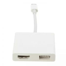 Xiaomi USB-C To VGA Adapter Gigabit Ethernet Port Multi-functional + USB3.0 Hub - White In Pakistan