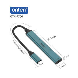 Onten 4-in-1 USB-C Multifunctional Hub OTN-9706