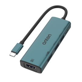 Onten 5-in-1 USB-C / Type-C to Dual HDM I+USB2.0+PD3.0 HUB UC126