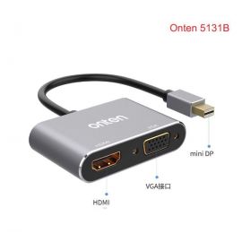 Onten 5131B Mini DisplayPort to HDMI VGA Adapter