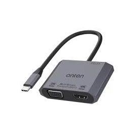 ONTEN M205 3 IN 1 TYPE-C TO HDMI+VGA+PD FAST CHARGE VIDEO CONVERTER
