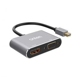 Onten 5131B Mini DisplayPort to HDMI VGA Adapter Converter 4K in Pakistan