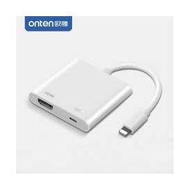 Onten OTN-7565 Lightning to HDMI with Lightning Adapter
