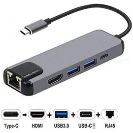 Onten 9181 PD Type-C Dock Station 4K Ultra HD USB 3.0, HDMI, Rj45, Port Multi-Function