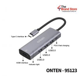 Onten OTN-95123 5 IN 1 Type-C Multi-Function Dock Station Price in Pakistan