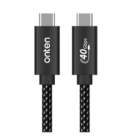 ONTEN OTN-CC202 USB4 and Thunderbolt 4 data Charging Cable High-Speed Charging 100W 5A 20V 40Gbps