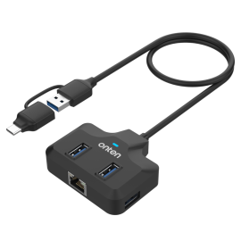 Onten OTN-UCA5311 Type-C/USB 3.1To 3*USB3.0 + Ethernat Lan Gen1 5G HUB