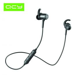 QCY M1C Magnet Adsorption Bluetooth Sports Earphone - Black