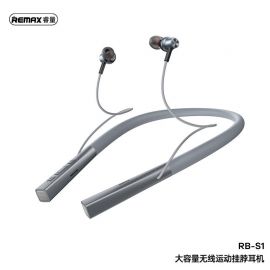 Remax Bluetooth Headphone High-Capacity Wireless Neckband Sports RB-S1 Grey ; Bluetooth version · V5.0 ; Effective distance · 10m ; Stand by Time · 200hrs